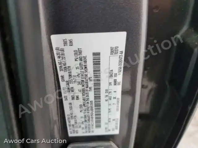 2013 Ford Escape 1FMCU0HX5DUB85305 — Copart auction photo 12