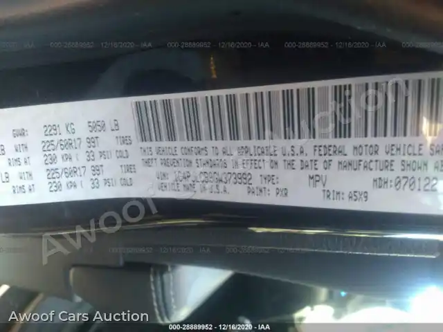 2016 Jeep Cherokee 1C4PJLCB9GW373992 — Iaai auction photo 9