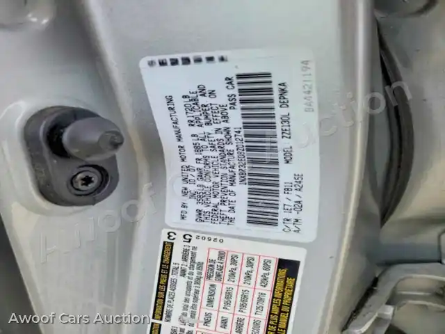 2008 Toyota Corolla 1NXBR32E08Z012741 — Copart auction photo 12