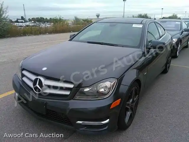 2012 Mercedes-Benz C-Class WDDGJ4HB1CF914418 — Manheim auction photo 1