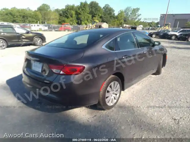 2015 Chrysler 200 1C3CCCFB7FN599655 — photo 4 de la vente Iaai