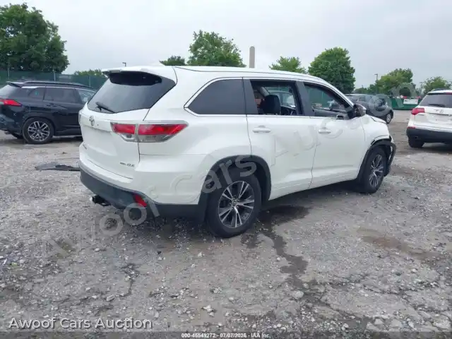 2016 Toyota Highlander 5TDJKRFH6GS228589 — hoton gwanjo Iaai na 4