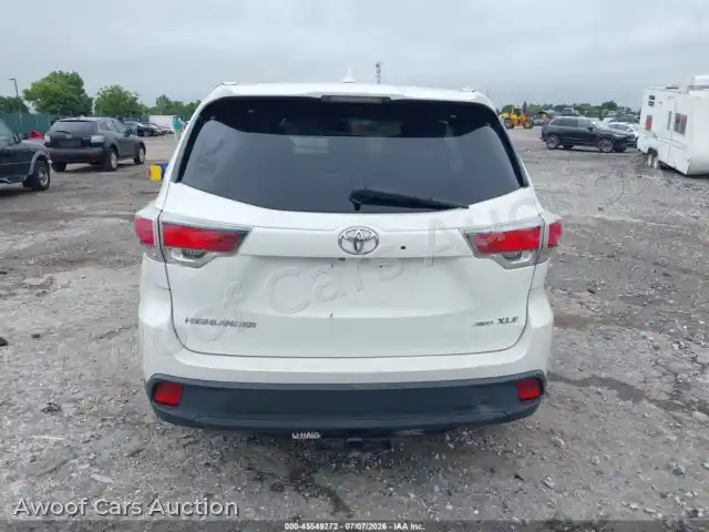 2016 Toyota Highlander 5TDJKRFH6GS228589 — hoton gwanjo Iaai na 15