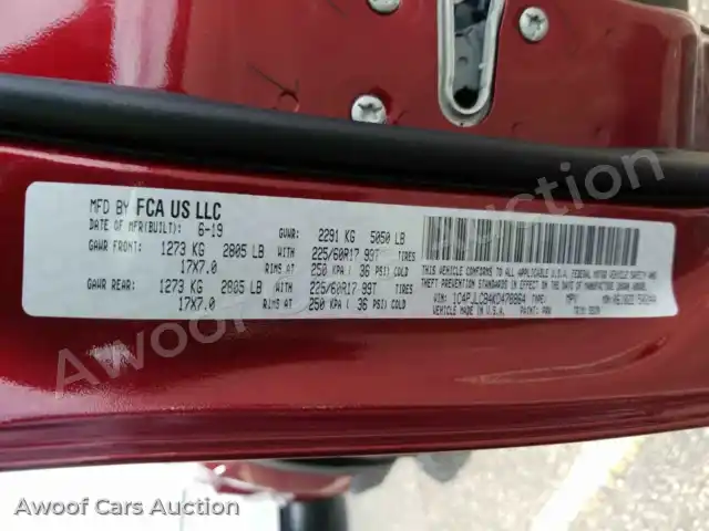 2019 Jeep Cherokee 1C4PJLCB4KD478864 — Manheim auction photo 6