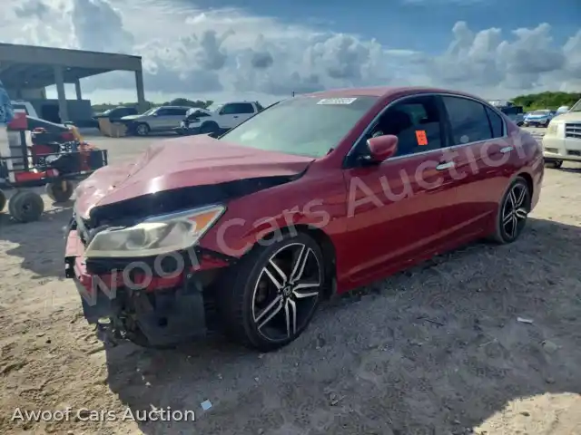2016 Honda Accord 1HGCR2F56GA245943 — Copart auction photo 1