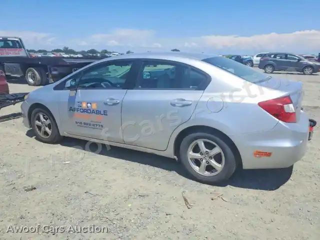 2012 Honda Civic 19XFB5F58CE000599 — Copart auction photo 2