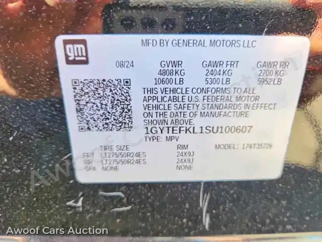 2025 Cadillac ALL Other 1GYTEFKL1SU100607 — Copart auction photo 13