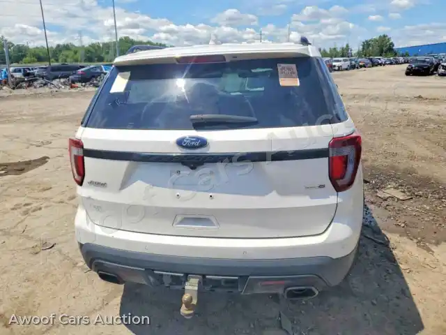 2016 Ford Explorer 1FM5K8GT0GGA49906 — photo 6 de la vente Copart