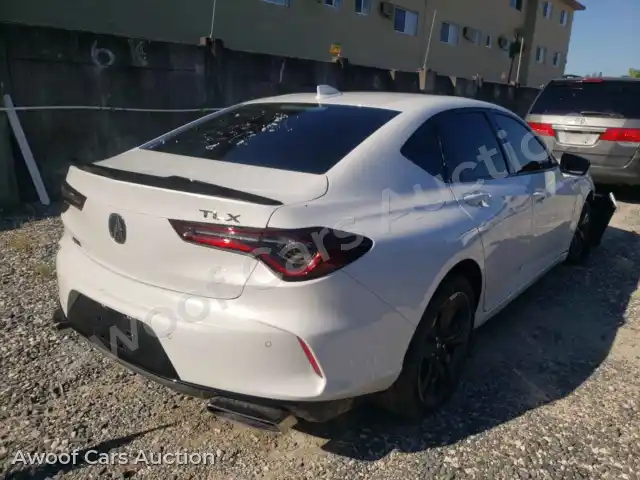 2021 Acura TLX 19UUB5F53MA003326 — photo 4 de la vente Copart