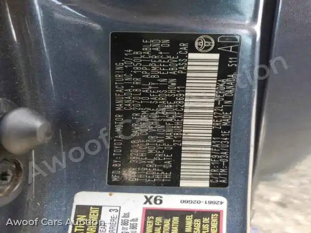 2015 Toyota Corolla 2T1BURHEXFC286911 — Copart auction photo 13