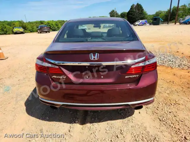 2017 Honda Accord 1HGCR2F56HA192758 — Copart auction photo 6