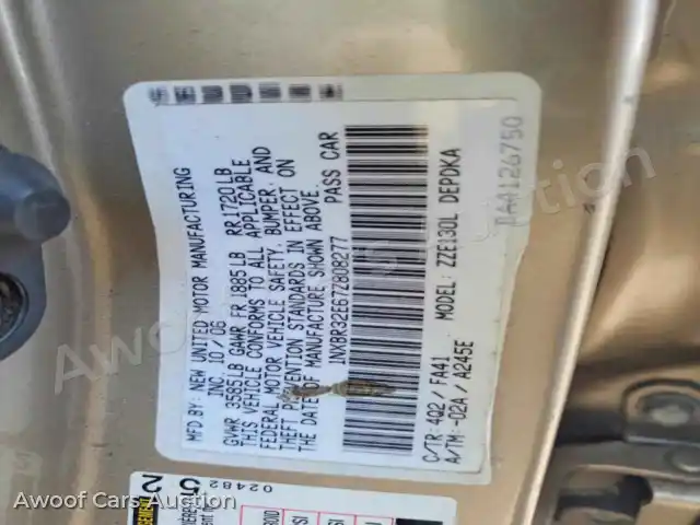 2007 Toyota Corolla 1NXBR32E67Z808277 — hoton gwanjo Copart na 11