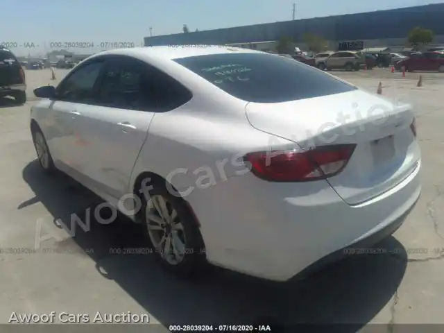 2015 Chrysler 200 1C3CCCBB3FN747533 — Iaai auction photo 3