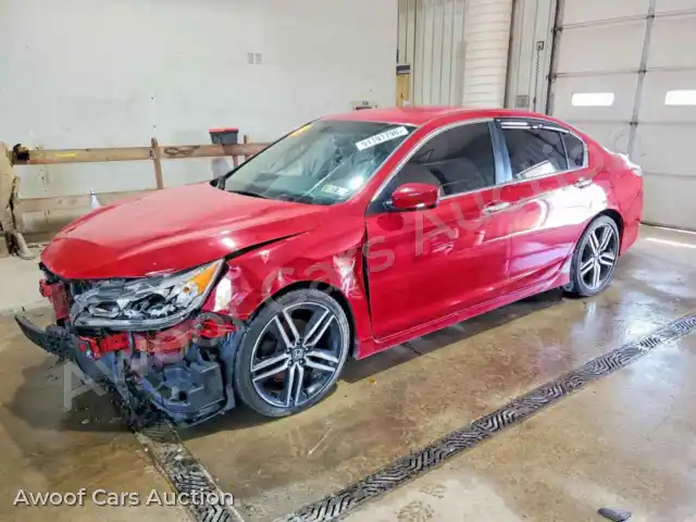 2016 Honda Accord 1HGCR2F5XGA096792 — Copart auction photo 1