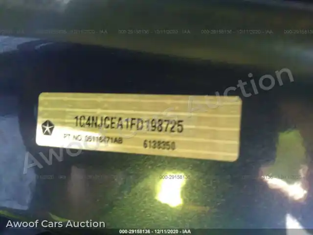 2015 Jeep Compass 1C4NJCEA1FD198725 — Iaai auction photo 9