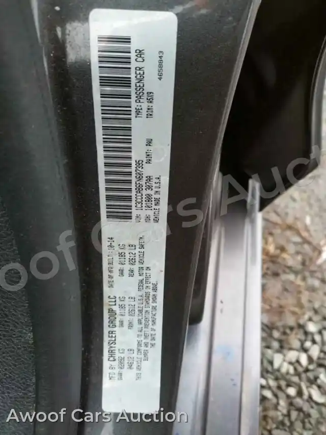 2015 Chrysler 200 1C3CCCAB6FN607395 — Copart auction photo 12