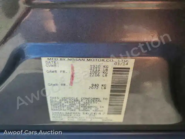 2014 Nissan Altima 1N4AL3AP4EN362647 — Copart auction photo 12