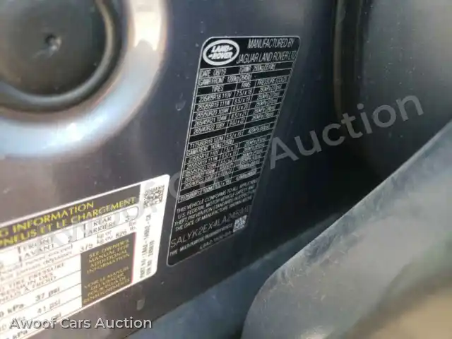 2020 Land Rover Rangerover SALYK2EX4LA245910 — Copart auction photo 10