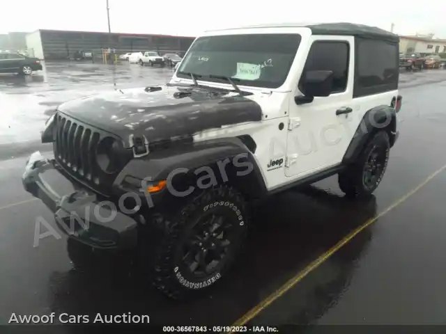 2021 Jeep Wrangler 1C4GJXAG3MW634437 — Iaai auction photo 2