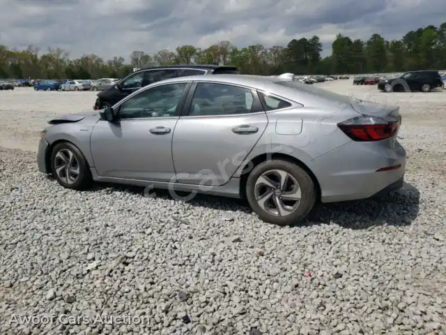 2019 Honda Insight 19XZE4F58KE011308 — Copart auction photo 2