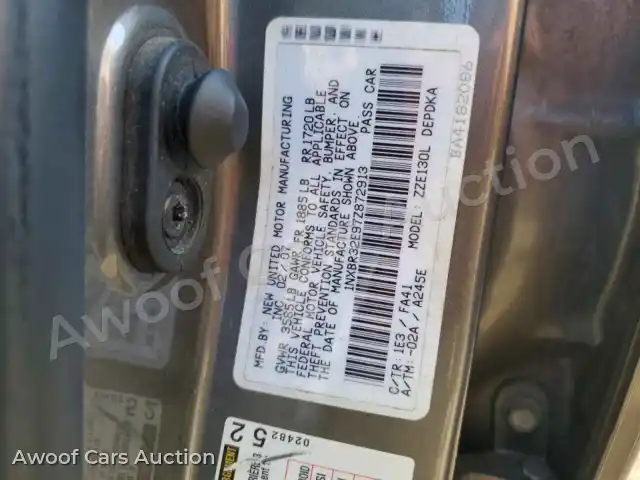 2007 Toyota Corolla 1NXBR32E97Z872913 — hoton gwanjo Copart na 12