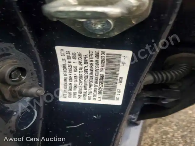 2016 Honda Civic 19XFC1F72GE034468 — Copart auction photo 12