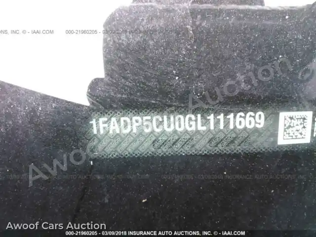 2016 Ford C-max 1FADP5CU0GL111669 — Iaai auction photo 9