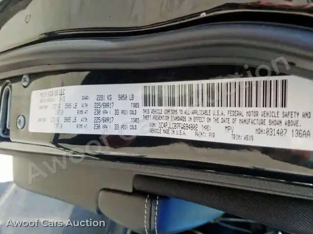2015 Jeep Cherokee 1C4PJLCB7FW694802 — Copart auction photo 10