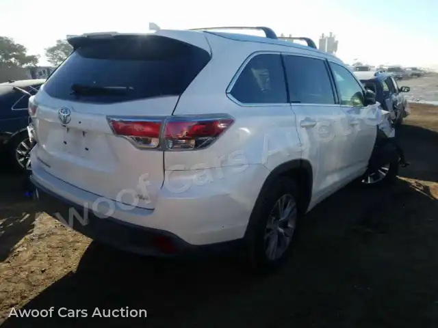 2015 Toyota Highlander 5TDKKRFH4FS064374 — Copart auction photo 4
