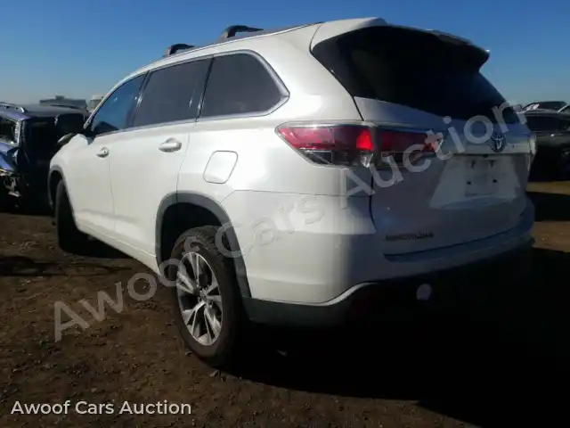 2015 Toyota Highlander 5TDKKRFH4FS064374 — Copart auction photo 3