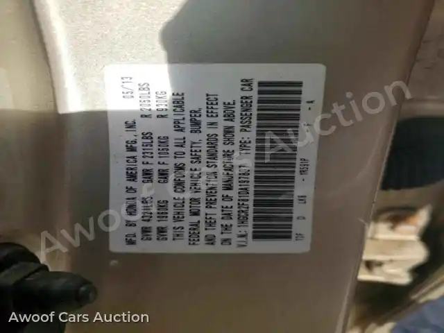 2013 Honda Accord 1HGCR2F81DA197807 — Copart auction photo 12