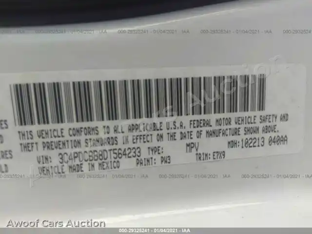 2013 Dodge Journey 3C4PDCBB8DT564233 — photo 9 de la vente Iaai
