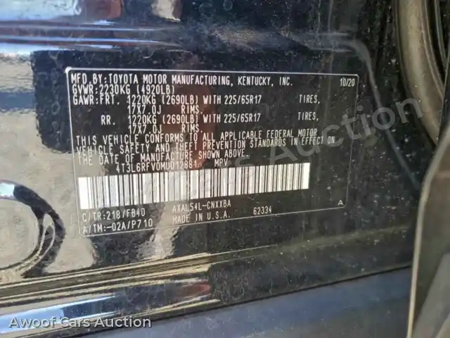 2021 Toyota RAV4 4T3L6RFV0MU012881 — Copart auction photo 13