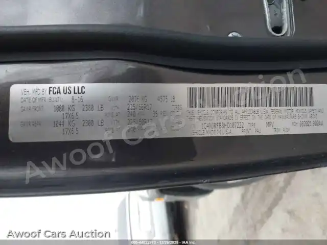 2017 Jeep Patriot 1C4NJRFB8HD107222 — Iaai auction photo 9