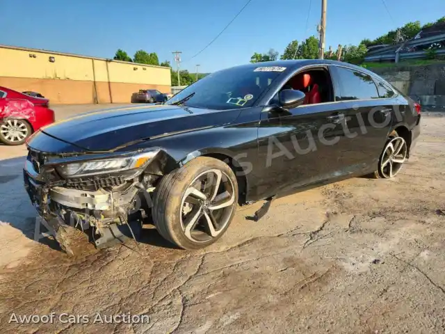 2019 Honda Accord 1HGCV1F31KA127585 — Copart auction photo 1