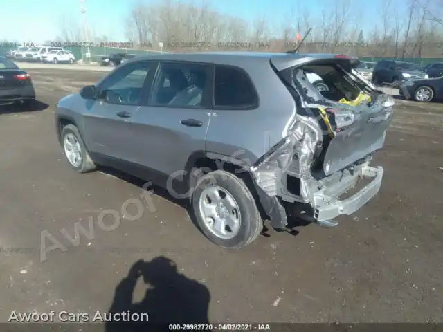 2017 Jeep Cherokee 1C4PJLAB0HW573258 — Iaai auction photo 3