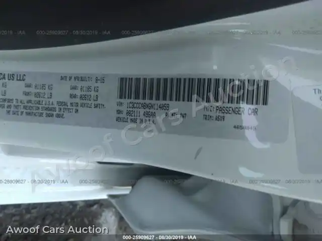 2016 Chrysler 200 1C3CCCABXGN114059 — Iaai auction photo 9