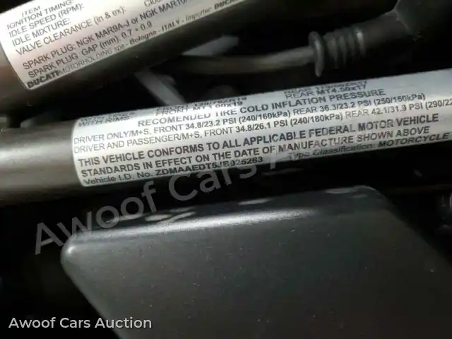 2018 Ducati Multistrad ZDMAAEDT5JB025263 — hoton gwanjo Copart na 12