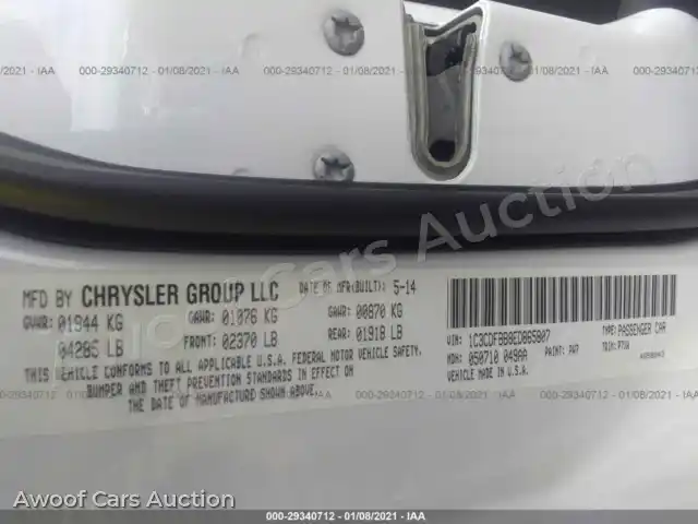 2014 Dodge Dart 1C3CDFBB8ED865807 — Iaai auction photo 9