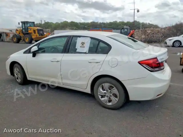 2013 Honda Civic 19XFB2F53DE246475 — photo 2 de la vente Copart