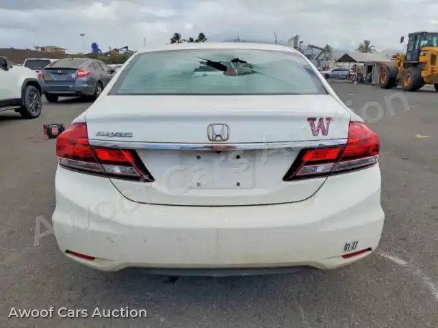 2013 Honda Civic 19XFB2F53DE246475 — photo 6 de la vente Copart