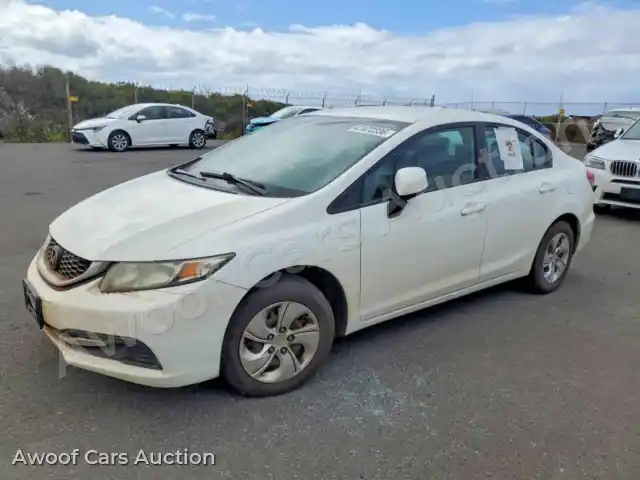 2013 Honda Civic 19XFB2F53DE246475 — photo 1 de la vente Copart