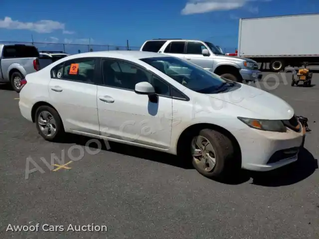 2013 Honda Civic 19XFB2F53DE246475 — photo 4 de la vente Copart