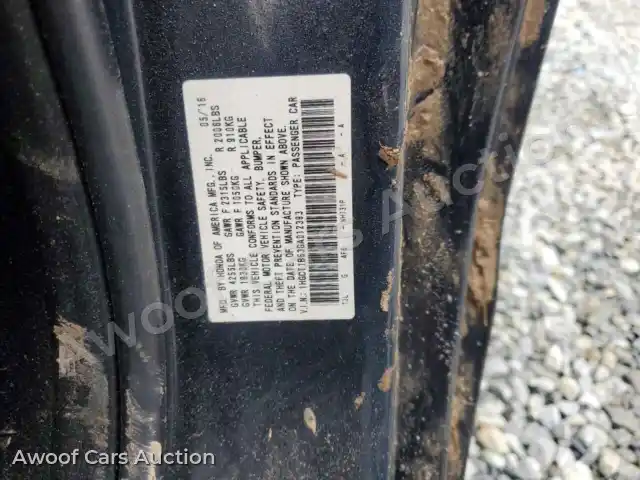 2016 Honda Accord 1HGCT1B53GA012393 — Copart auction photo 13