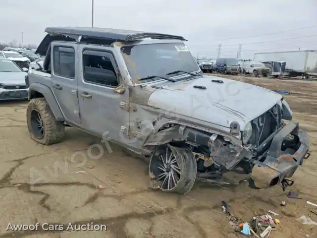 2018 Jeep Wrangler 1C4HJXDG0JW136997 — photo 4 de la vente Copart