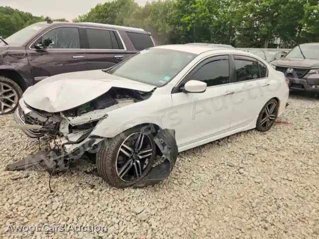 2017 Honda Accord 1HGCR2F12HA072890 — photo 1 de la vente Copart