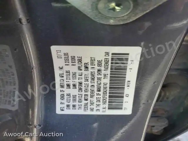 2013 Honda Accord 1HGCR2F59DA246743 — Copart auction photo 12