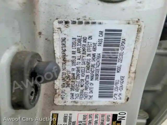 2004 Toyota Corolla 1NXBR32E74Z247664 — hoton gwanjo Copart na 12