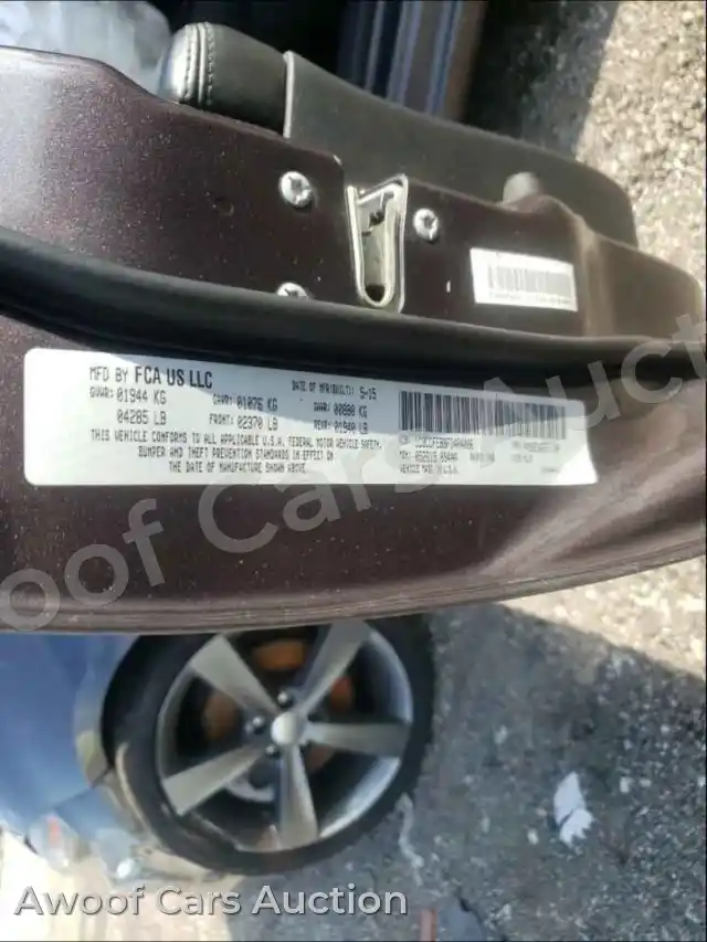 2015 Dodge Dart 1C3CDFEB8FD404006 — hoton gwanjo Copart na 10
