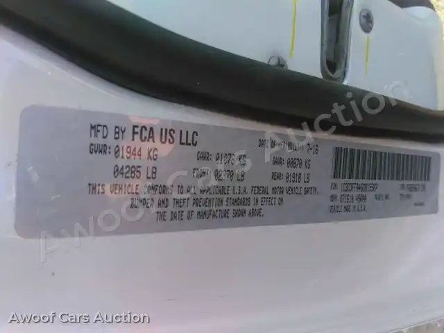 2016 Dodge Dart 1C3CDFFA4GD815507 — Manheim auction photo 29